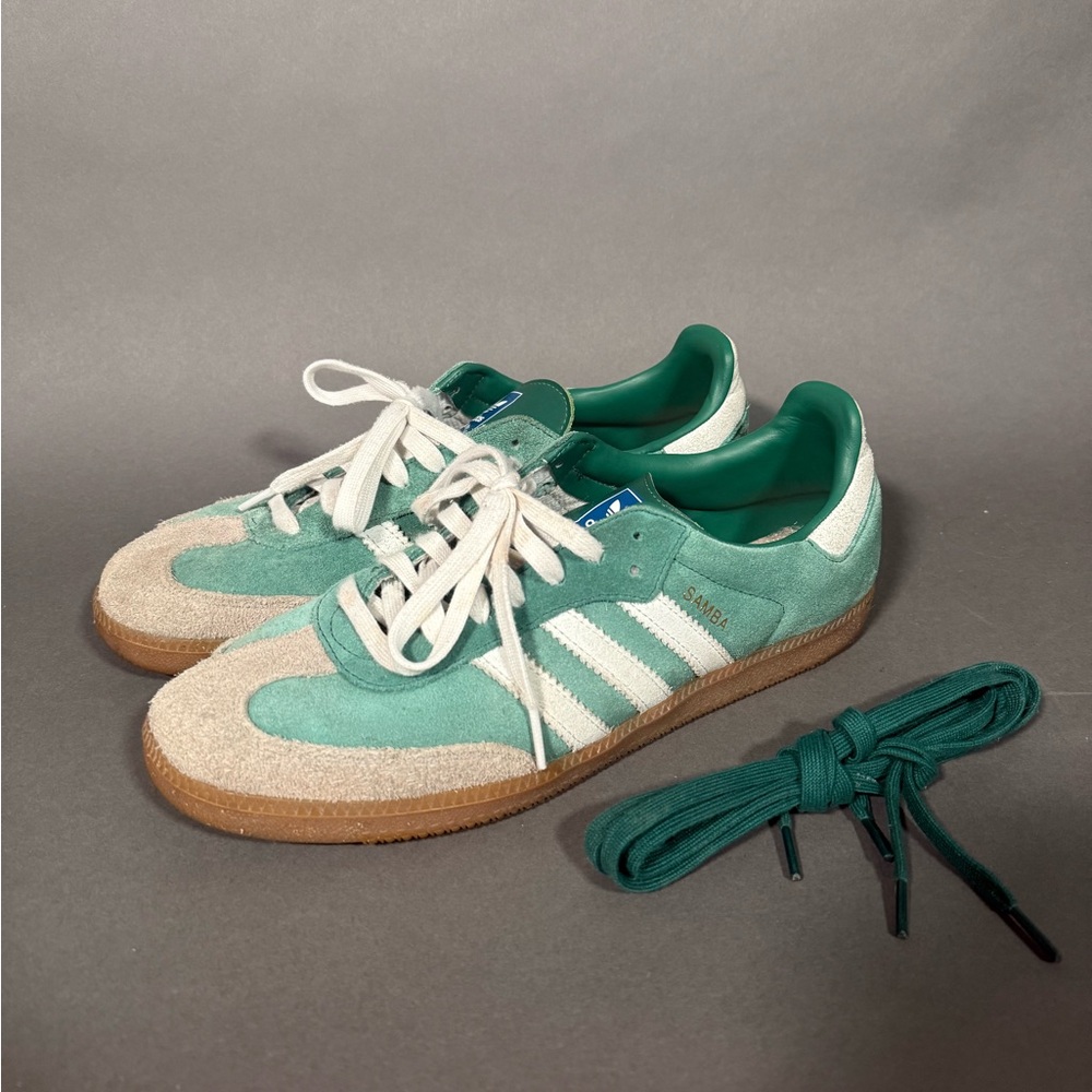 Adidas Samba OG Collegiate Green / Cloud White / Gum - Men’s Shoe Size 11 ID2054